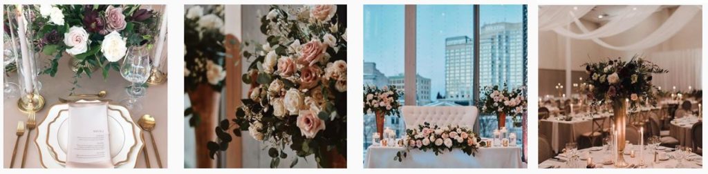 best wedding florists Canada - Wedecor