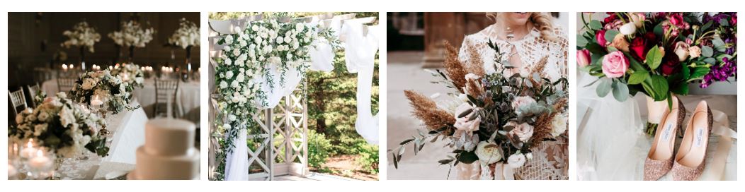 best wedding florists in ontario canada - princess weddings