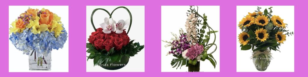 Trias Flowers & Gifts Homepage