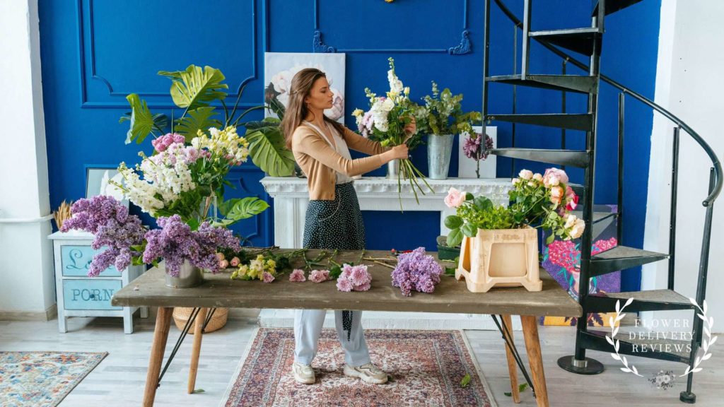 Craft some of your floral arrangements on your own