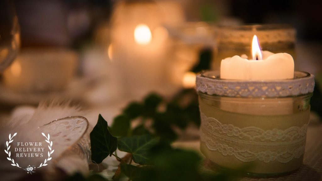 Light up your tables with candles